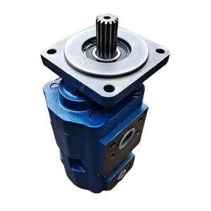 Huamao JHP2063/2040 série pompe à engrenages de transfert d'huile en fonte double pompe tandem pour la construction de machines à grue - Product Image 1