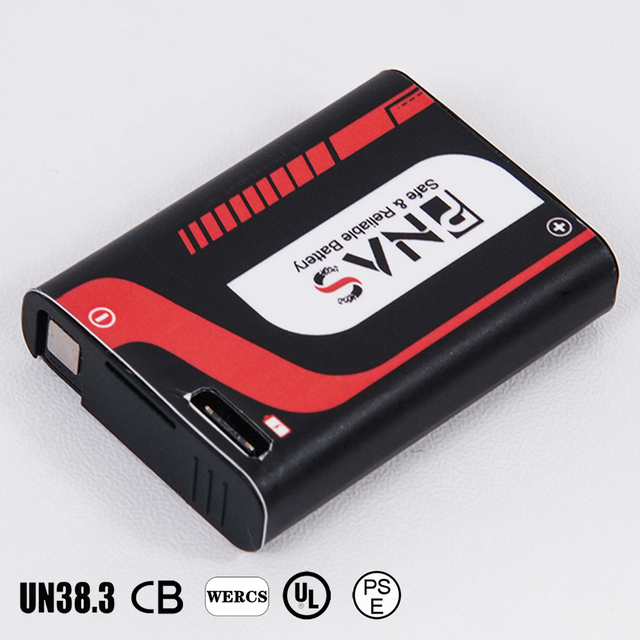 PSE UL Alternative AAA Size Replacement Battery 3.7V 1100mah USB Charging Head Lamp Lithium Replaceable Batteries Customization