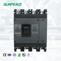 Disjoncteurs à boîtier moulé Sunpeace 2P 3P 4P 250A 1000V 1500V 2 pôles 3 pôles AC DC MCCB 42K/65kA pour système solaire