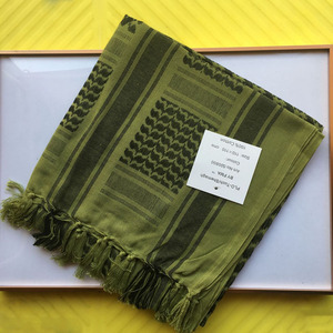Grande sciarpa del collo della testa araba di Shemagh della palestina araba del quadrato di modo del cotone di grande formato 100% - Product Image 2