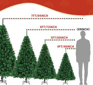 Wholesale Modern 3m-6m Outdoor Giant <b>PVC</b> Artificial Christmas Tree - Product Image 2