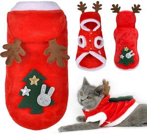 Costume de noël pour petit <span class=keywords><strong>chien</strong></span>, animal de compagnie, rembourré en coton, petit et grand, tendance, amusant, automne et hiver - Product Image 2