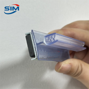 ChanQnTon Suporte De Etiqueta Para Prateleira, 44 Peças De Etiquetas De Prateleira De 9,5 X 20,3 Cm, Suportes De Etiqueta Para Placa De Bilhete Com Clipe Para Prateleiras De 1,5 A 1,9