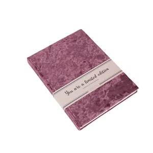 Cuaderno de notas con impresión personalizada, cuaderno de lino de tapa dura, funda de cuaderno de cuero, diario impreso, A4, A5, A6, logotipo personalizado liso