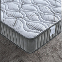 Matelas à ressorts en sac indépendant et écologique pour la maison ou l'hôtel Tissu en jute et latex antibactérien et résistant aux acariens