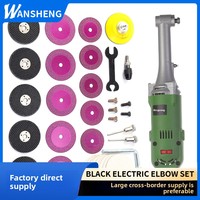 Meuleuse d'angle électrique à 90 degrés, mini-meuleuse électrique à long cou pour la découpe de marbre et de pierre, et le nettoyage des joints de carrelage
