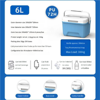 Glacière isotherme moderne de 22 L grande capacité pour camping extérieur, glacière commerciale avec haut-parleur, portable pour marché nocturne et vente ambulante