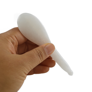 2025 Tendance Produit <span class=keywords><strong>Visage</strong></span> Massage Gua Sha Bâton Poli Blanc Jade Bâton <span class=keywords><strong>Acupuncture</strong></span> Points Pierre Guasha Stylo - Product Image 2