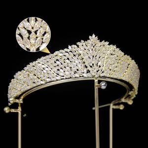 ที่คาดผมมงกุฎเพทายสุดคลาสสิกหวานสำหรับเด็กผู้หญิงอุปกรณ์เสริมประกายแวววาวสำหรับงานวันเกิดครบรอบการประกวด - Product Image 4