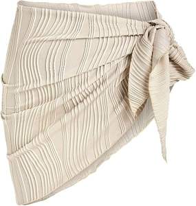 ZAFUL all'ingrosso della fabbrica delle donne di Chiffon Cover up Sarong da spiaggia avvolgi Bikini trasparenti con pizzo decorazione per costumi da bagno - Product Image 6