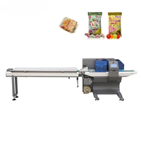 Machine d'emballage automatique horizontale BG-600 pour sacs à flux continu, idéale pour le pain tortilla souple, les pizzas et les burritos (emballage coussin)