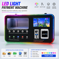 Máquina Expendedora de Perfumes Compacta de Sobremesa con 5 Opciones de Pulverización, Marco LED, Dispensador Inteligente de Fragancias para Locales de Lujo