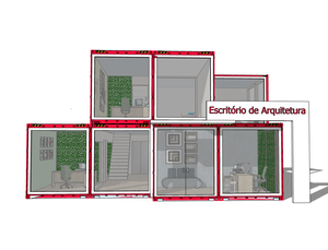 Cabine de bureau pliable 20 40 pieds, bon marché, transportable, modulaire, conteneur livraison, bureau - Product Image 3