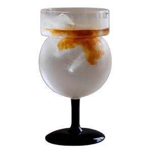 <span class=keywords><strong>Verre</strong></span> à <span class=keywords><strong>vin</strong></span> de luxe <span class=keywords><strong>noir</strong></span> personnalisé à pieds hauts résistant à la chaleur - Product Image 1