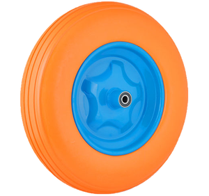 Pneu <span class=keywords><strong>de</strong></span> brouette robuste 16 "4.80/4.00-8 roulement <span class=keywords><strong>de</strong></span> chariot en polyuréthane solide anti-crevaison nouvelle roue <span class=keywords><strong>de</strong></span> remplacement 4.80/4.00-8 - Product Image 6