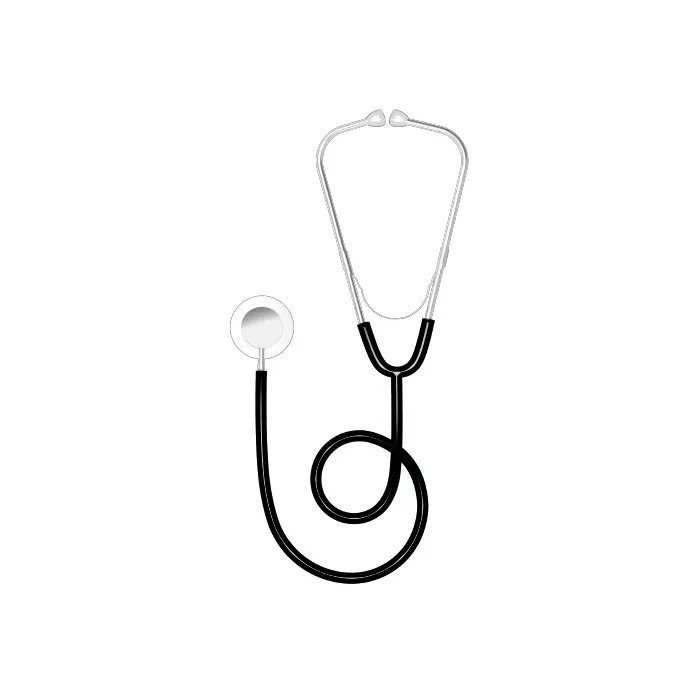 Stéthoscope médical portatif, tête unique, entièrement en aluminium, usage domestique, idéal pour les femmes enceintes et femmes enceintes