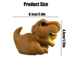 ของตกแต่งรูปเป็ดไดโนเสาร์พิมพ์ 3 มิติ ขนาดเล็ก สำหรับตั้งโต๊ะสาธารณะ - Product Image 2