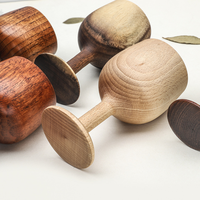 Gobelet à vin en bois Vintage, verre à vin écologique, fait à la main, tasse à eau