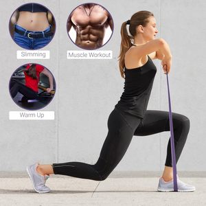 Wholesale Resistance <b>Band</b> Set of 5 for Women and Men, Stretch <b>Bands</b> for Exercise, Physical Therapy,Arms Legs <b>Workout</b>, Stretching - Product Image 5
