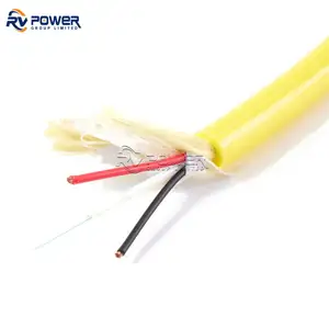 High Flexible Drag Chain Cable TRVVSP Shielded Twisted Pair Transparent Sheathed Wire Cable 2/4/6 Core 0.75/1/3/6mm2