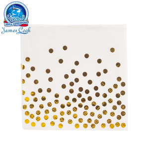 Guirnalda de Banderines Triangulares Blancos con Puntos Dorados para Fiesta, Decoración de Cumpleaños, Estilo Lujoso - Product Image 4