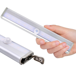 <b>Led</b> Motion Sensing Night <b>Light</b> Rectangle <b>Sensor</b> Control Battery Powered White Warm <b>Light</b> For Cabinet Wardrobe - Product Image 2