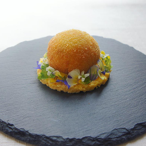 <span class=keywords><strong>Plateau</strong></span> de service rond en ardoise noire naturelle, <span class=keywords><strong>plateau</strong></span> à fromage, vaisselle personnalisée à prix abordable, vente chaude - Product Image 4