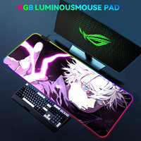 FLAME SNAKE Cartoon Series Anime LED Light Tapis de souris XL , 80 30 Tapis de souris Led , RGB Tapis de souris Gaming 800 300mm