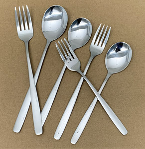 Set di Forchette e Cucchiai Coreani <span class=keywords><strong>in</strong></span> Acciaio Inox 304 Lucidato a Specchio, Grado Alimentare, 6 Pezzi, per Ristoranti e Casa - Product Image 6