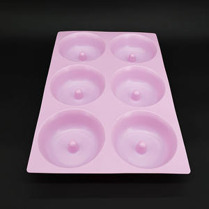 Mooie prijs PP plastic siliconen mal dessert <span class=keywords><strong>donut</strong></span> maker machine met luchtdruk voor gist donuts aanpasbare voedselvorm - Product Image 3