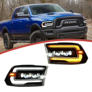 AURON Nouveau Phare Avant LED 32V 6000K 60W 6000 Lumens à Feuilleux pour Dodge Ram 2009-2018 Vente en Gros - Product Image 5