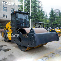 ACE AT212 Compacteur vibrant à tambour unique 10-12 tonnes, compresseur hydraulique de sol et d'asphalte, moteur Cummins, pompe/moteur Kawasaki pour
