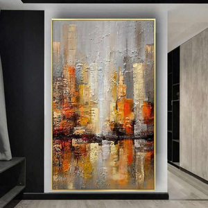 Décoration d'intérieur Art déco Nature morte 100% peinture à la main Acrylique texturé Minimaliste Grandes images murales Peinture à l'huile moderne faite à la main - Product Image 1
