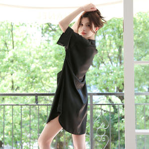 Venta al por mayor de pijamas de mujer de buena calidad negro blanco vida en casa precio con descuento - Product Image 4