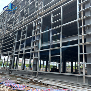 Entrepiso de estructura de acero prefabricado resistente personalizado para plataforma de almacenamiento de almacén, taller, edificio de Hangar - Product Image 5