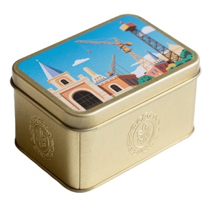 185*105*65mm tùy chỉnh in hình chữ nhật kim loại sô cô la hộp thiếc hộp Trà Hộp quà tặng - Product Image 2