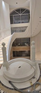 Escaleras de Caracol de mármol beige <span class=keywords><strong>Shanna</strong></span> para escaleras de mármol de entrada de hotel de Casa Real de lujo - Product Image 3