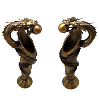 Medallas de Trofeo de Dragón Portátiles de 40 cm, Personalizadas, de Alta Calidad, en Cobre y Aluminio, Grabadas y Bañadas en Oro/Plata/Bronce, con Logotipo Personalizado