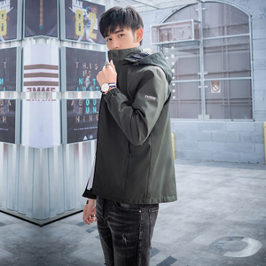 2020 chaqueta de <span class=keywords><strong>primavera</strong></span> hombres plus tamaño cortavientos chaqueta - Product Image 4