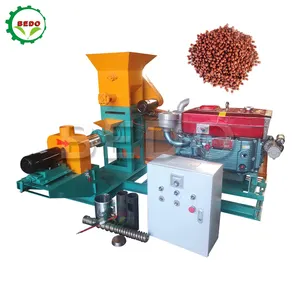 Widely Used Diesel Engine Fish Food Extruder/Floating Fish Feed Pellet Machine For Fish Farming Price For Sale