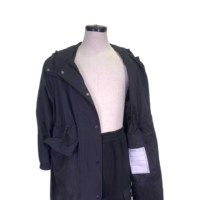 Blouson bomber coupe-vent noir pour homme, motif lettres fines, style streetwear, printemps