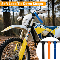 Sangles de fixation en polyester robustes à boucles souples, capacité de 4500 lb, résistantes à l'usure, boucles sécurisées pour les sports de plein air, les divertissements et les véhicules