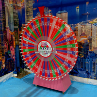 Roue de fortune chanceuse de roue rotative personnalisée