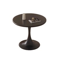 Table basse en bois mobile avec cadre métallique pour salon - Petite table d'appoint avec rangement et utilisation comme table de chevet