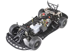 Voiture de rallye RC Géante 1/5 Rovan RF5 Gymkhana WRC 4x4 avec moteur essence 36CC deux temps, modèle MCD Flat Drift, avec cage de protection - Product Image 6