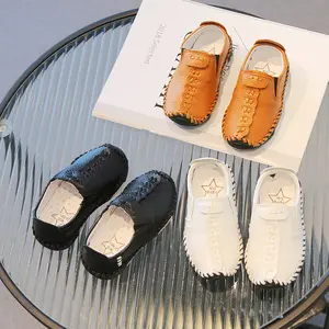 2023 New New arrival boys flat shoes kids Soft bottom student casual shoes