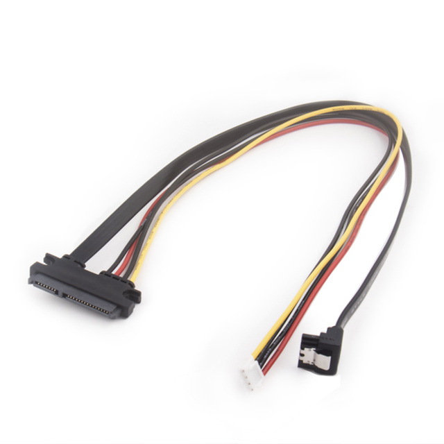 22P SATA 7+15P 22pin to XH 2.54 4pin Power SATA HDD Hard Disk High Speed Computer Data Power Wire Cable
