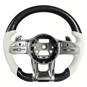 พวงมาลัยสปอร์ตส่วนบุคคลแบบสมบูรณ์สำหรับ Mercedes Benz W140 W164 W205 W221 C205 X156 A180 - Product Image 1