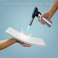 Panneau d'isolation haute température en laine de roche Aerogel 6 mm <650°C A1 Incombustible Ultra faible conductivité thermique Écologique