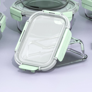 Contenedores de Vidrio Ecológicos LINUO para Carga y Descarga, Fiambreras Herméticas de Vidrio, Accesorios de <span class=keywords><strong>Cocina</strong></span> - Product Image 6